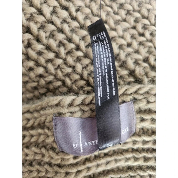 NWT By Anthropologie Colorful Fringe Scarf Olive 130'' L - Picture 8 of 8